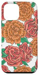 Coque pour iPhone 12 mini Rose Garden Flower Rose corail clair Motif faon