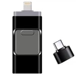 USB-minne för Android och iPhone Lighting USB-C 16GB