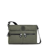 Kipling Unisex's New Angie Luggage-Messenger Bag, Green Moss, One Size