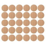 30x Cache vis adhésif autocollant diamètre 20mm bouchon trou meuble table chaise maison, bois pin clair