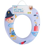 Soft Toilet Trainer Seat Pirate Ship Boys Potty Training Easy Fit Cushioned Seat