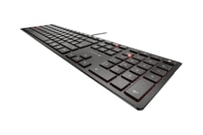 CHERRY KC 6000 SLIM - tastatur - belgisk - sort Indgangsudstyr