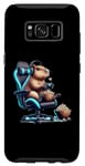 Coque pour Galaxy S8 Capybara Popcorn Animal Manette de jeu Casque Gamer