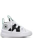 Converse Kids Unisex Play Lite Cx Foundational Slip Trainers - Black/White, Black/White, Size 10.5 Younger