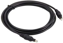 1 Metre Digital Fibre Optical Audio Cable SPDIF 2x Toslink Plug Digital Fibre Optic Cable