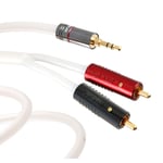 Atlas Cable Element Metik J2P 3.5mm Minijack Achromatic 1:2 RCA Interconnect 2m