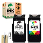 COLORETTO Remanufactured Ink Cartridge Replacement for Canon Pg-540XL CL-541XL to use with Pixma MG2150 MX475(Special Edition Includes 1 Pen Clip)