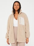 Only Tracy Sherpa Jacket - Cream, Cream, Size S, Women