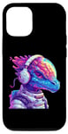 iPhone 14 Pro Dragon DJ with Headphones Lover Case