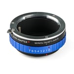 Lens Mount Adapter for Minolta AF/Sony A-Mount Lens to M4/3 Camera Compatible with Olympus Pen E-PL1 E-M10 and Panasonic Lumix DMC-G1 GH4 Micro Four Thirds Cameras, MAF-M4/3 Adapter Ring Blue