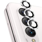 Hat Prince Samsung Galaxy Z Fold 5 Linsskydd i glas & aluminium, silver