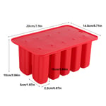 10 Cells Silicone Ice Cream Mold Ice Cream Maker Mould With Lid UK AUS