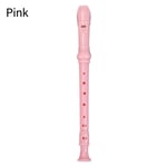 Lång flöjt sopran blockflöjt ROSA Pink