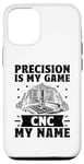 Coque pour iPhone 15 Pro La précision est mon jeu CNC est mon nom Machine Machinist
