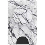 PopSockets Wallet Dove White Marble Aftagelig Mobil Wallet PopWallet+