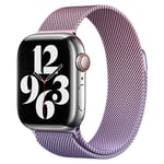Apple Watch (38/40/SE/41mm) Gradient Magnetic Stainless Steel Strap - Rosa / Lilla