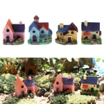 Dollhouse Tiny Diy House Villa Woodland Fairy Planter Garden Hom 0 1