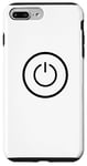 Coque pour iPhone 7 Plus/8 Plus Bouton marche/arrêt pour lecteur d'icône d'alimentation