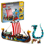 LEGO Creator: Viking Ship and the Midgard Serpent (31132) New & Sealed #3