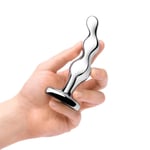 B-Vibe Anal Beads Stainless Steel Graduated Prostate Massager Butt Plug Sex Toy