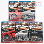 Hot Wheels 2024 Fast & Furious Dominic Toretto Set of 5 Cars Mazda RX-7
