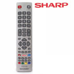 Genuine Sharp Aquos Remote Control For Smart TV with Netflix YouTube &3D Buttons