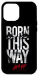 Coque pour iPhone 15 Pro Max Lady Gaga Born This Way Text Music by Rock Off