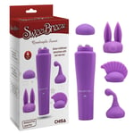 Small Vibrator with 4 Changeable Tips