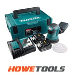 MAKITA DBO180RTJ 18v Orbital sander 125mm dia pad