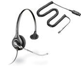 Plantronics H251-U10P SupraPlus Mono Headset for Headset-Ready Desk Phones - NEW