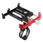 GUB PLUS 6 aluminum bike mount phone holder - Black / Red