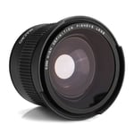 58mm 0.35X TELE Objectif Lentille Fisheye Grand Angle pour Canon