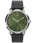 Timex Marlin Automatic Mens Black Watch TW2V44600 Leather (archived) - One Size