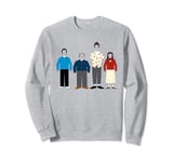 Seinfeld Character Silhouettes Sweatshirt