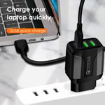Usb 3.0 Charger Mobile Phone Wall Fast Charging Adapter B Blackeu 5.1a