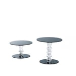 Glas Italia - CAL01 Calice Low table, Glossy lacquered glass, Finish: 43 Tortora - Småbord & sidobord
