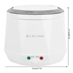 Portable Electric Cooker White 1.6L Food-Grade Food Mini Camping