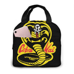 L6shop Lunch Bag Cobra Kai Insulated Durable Lunch Box Tote Bag Cooler Bag for Work School Picnic Travel Beach
