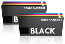 Compatible Laser Toner Cartridges for Samsung Printers CLP-415N, CLP-415NW, CLX-4195FN, CLX-4195N, CLX-4195FW, Xpress C1810W, C1860FN, C1860FW - TWO BLACKS