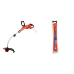 BLACK+DECKER Electric Strimmer Grass Trimmer 900 W 35 cm with Wheel Edge Guide and Adjustable Second Handle GL9035-GB & Black and Decker A6489 10 HDL-Fden 2,4mm, passend fr GL8033, GL9035 1 Red