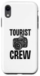 iPhone XR Tourist Crew Funny Camera Vacation Travel Souvenir Case