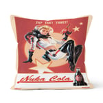 Hidden zipper closure Double Sided Decorative Pillowcases Fallout 4, Nuka Cola Pillowcase Gift,Apply to Car decoration Home Sofa Bedding,size 16x16 Inch (40cm X 40cm)