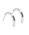Blomdahl Pendant plain curved örhänge titan 20mm