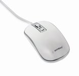 Gembird Wired Optical Mouse USB White Silver