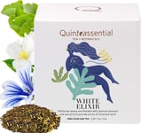 White Jasmine Tea Leaves - Rejuvenating Loose Leaf Detox Tea with Spirulina, Low