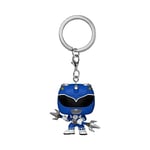 Funko Pop! Keychain: Mighty Morphin Power Rangers 30th - Blue Ranger - Power Rangers TV Novelty Keyring - Collectable Mini Figure - Stocking Filler - Gift Idea - Official Merchandise - TV Fans