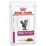 Ekonomipack: Royal Canin Veterinary Diet 48 x 85 - Renal Beef (48 x 85 g)