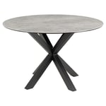 Urban Fusion Collection - Verdun Matbord 75x119x119 cm Keramiskt Grå