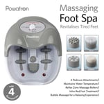 Electric Vibrating Wet Bath Foot Spa Infrared Massager Pedicure Footspa Soothing