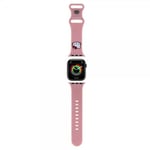 Hello Kitty Apple Watch 38/40/41mm Armband Liquid Silicone Rosa